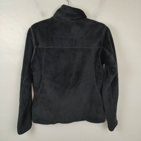 Patagonia Re-Tool Snap-T Jacket Womens Small‎ Black Fleece 1/4 Button Outdoors - Picture 7 of 8